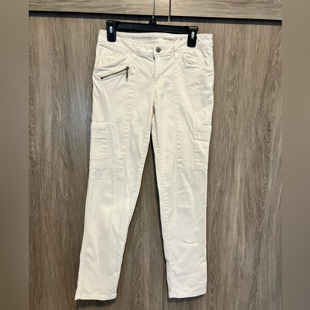 Sonoma white cargo jeans